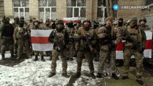 Combattenti bielorussi del battaglione Kastus’ Kalinovskij