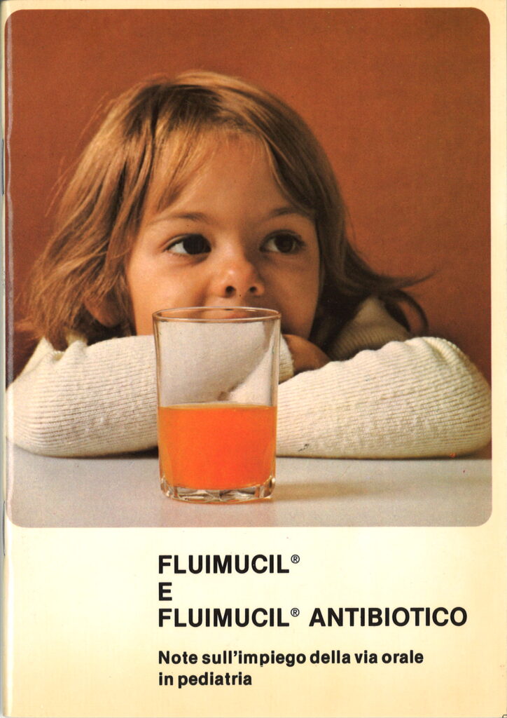 Immagine pubblicitaria del Fluimucil nel 1968
