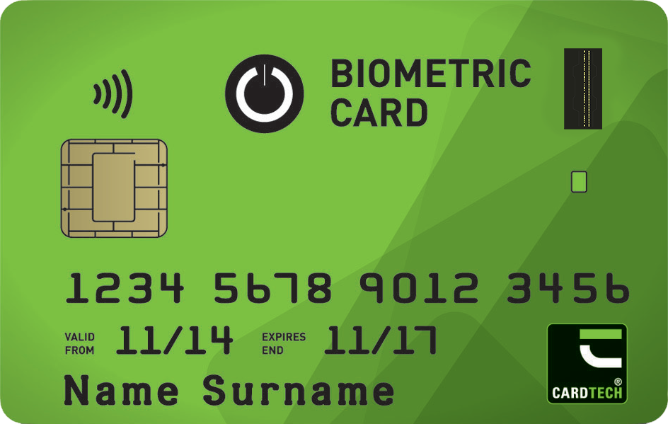 Card Tech - Biometric Smart Card Sensore Nuovo