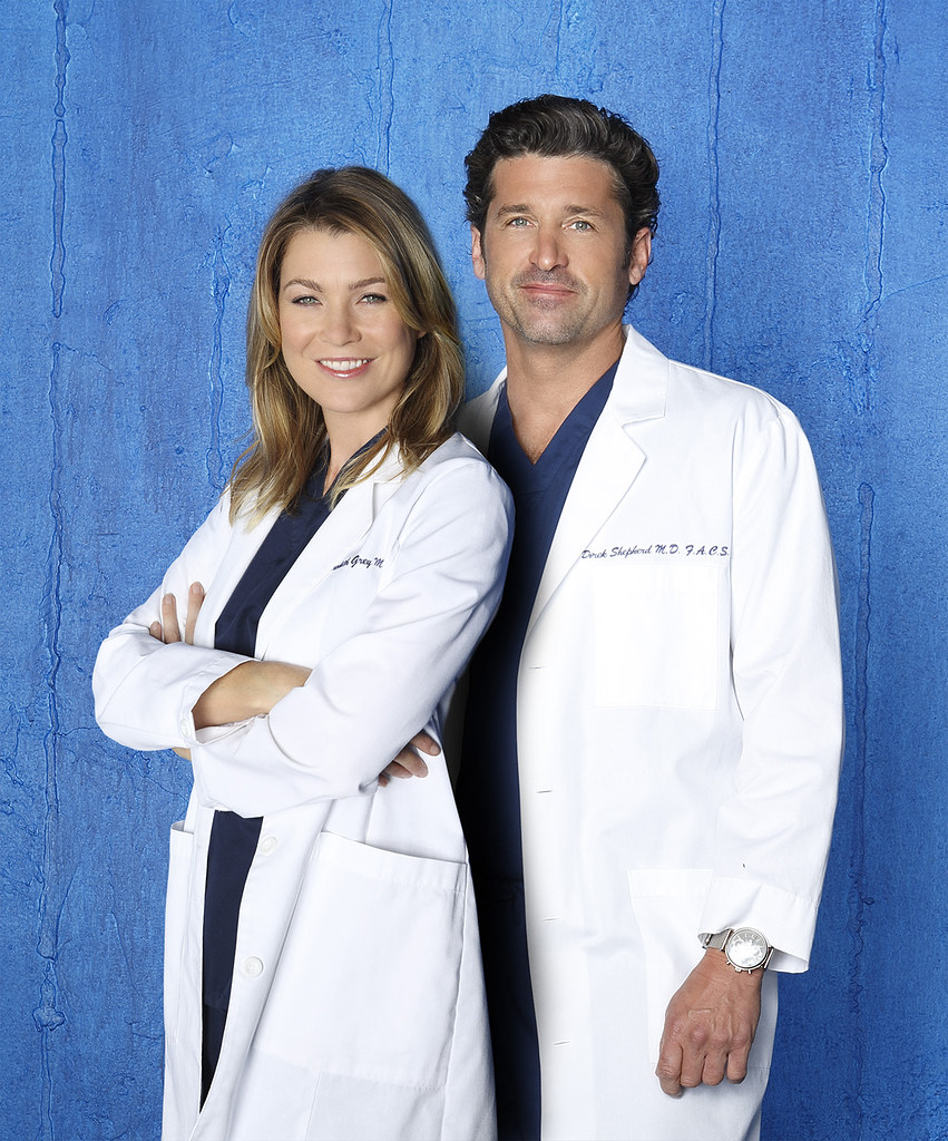 GREY'S ANATOMY - ABC's "Grey's Anatomy" stars Ellen Pompeo as Dr. Meredith Grey and Patrick Dempsey as Dr. Derek Shepherd. (ABC/Bob D'Amico)