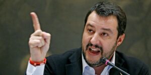 Il segretario federale della Lega Nord, Matteo Salvini, in una immagine del 19 dicembre 2014. ANSA/ALESSANDRO DI MEO