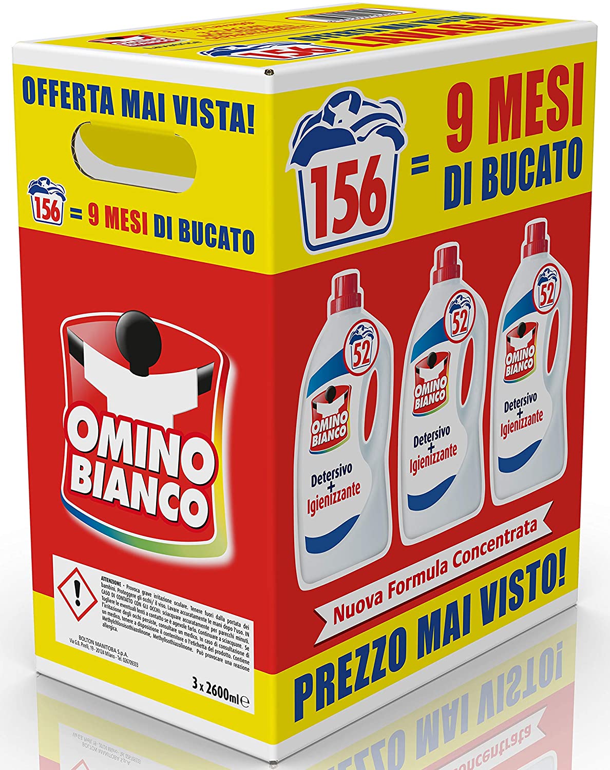 Detersivi lavatrice - Omino Bianco