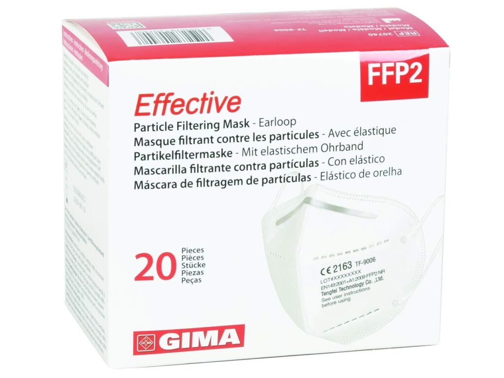 Mascherine FFP2 certificate - GIMA
