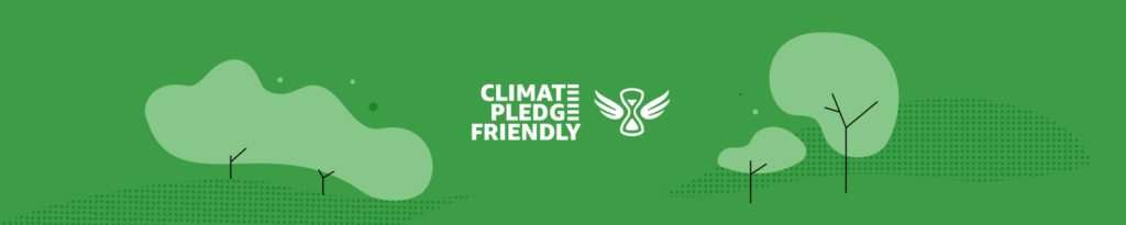 Con i prodotti Climate Pledge Friendly farai un regalo per te e per l'ambiente