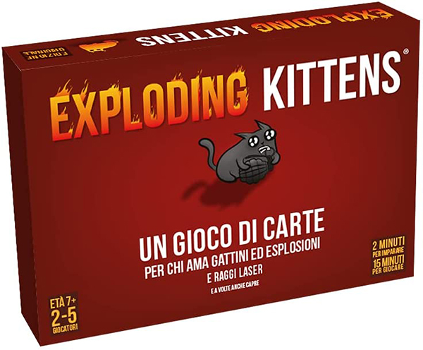 Migliori giochi da tavolo da regalare a Natale - Exploding Kittens