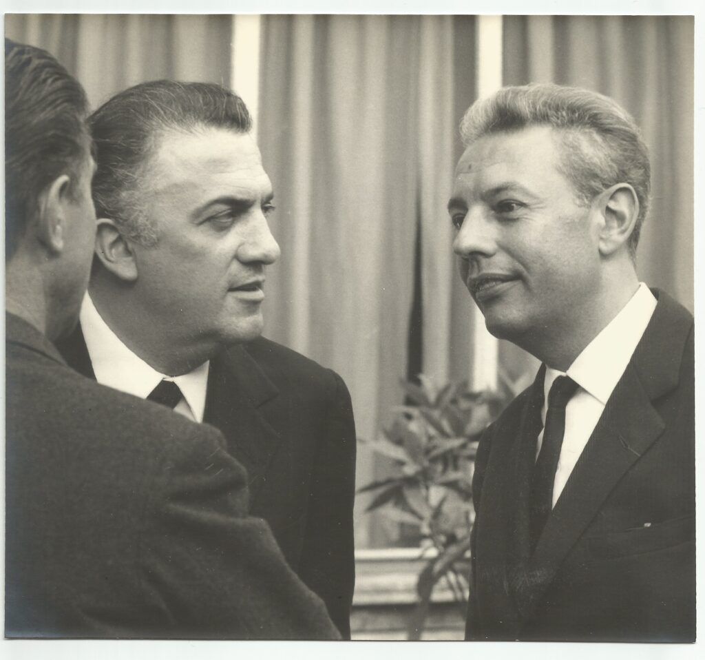 Fellini e Rondi 1964