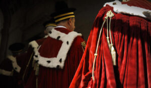 25/01/2013 Roma,  inaugurazione dell' anno giudiziario in Corte di Cassazione, nella foto le toghe rosse