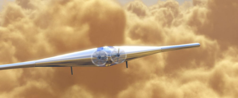 potrebbe essere così l'aeroplano gonfiabile per studiare l'atmosfera venere 