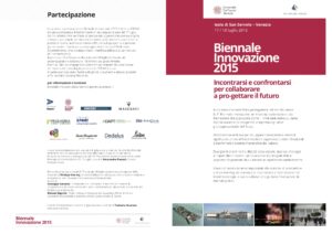 Biennale Innovazione 2015 _ programma