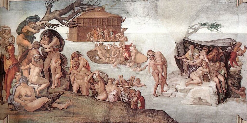 Diluvio Universale, Michelangelo, Musei Vaticani